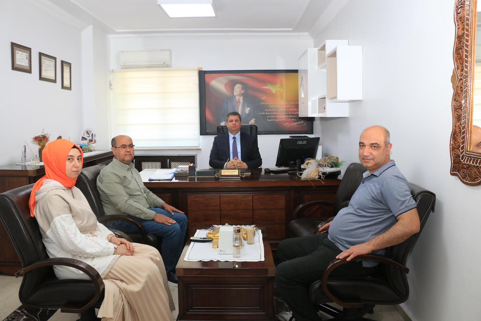 İL MÜDÜRÜMÜZ SAYIN SERDAR DEMİRCİ  GAZİ HUZUREVİ YAŞLI BAKIM VE REHABİLİTASYON MERKEZİNİ ZİYARET ETTİ