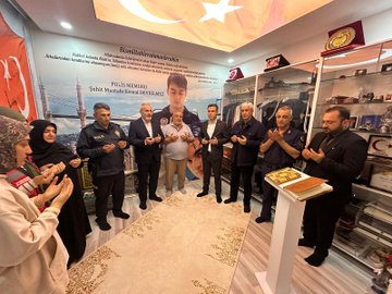 Gazilerimizin ve aziz şehidimizin kıymetli aileleri ziyaret