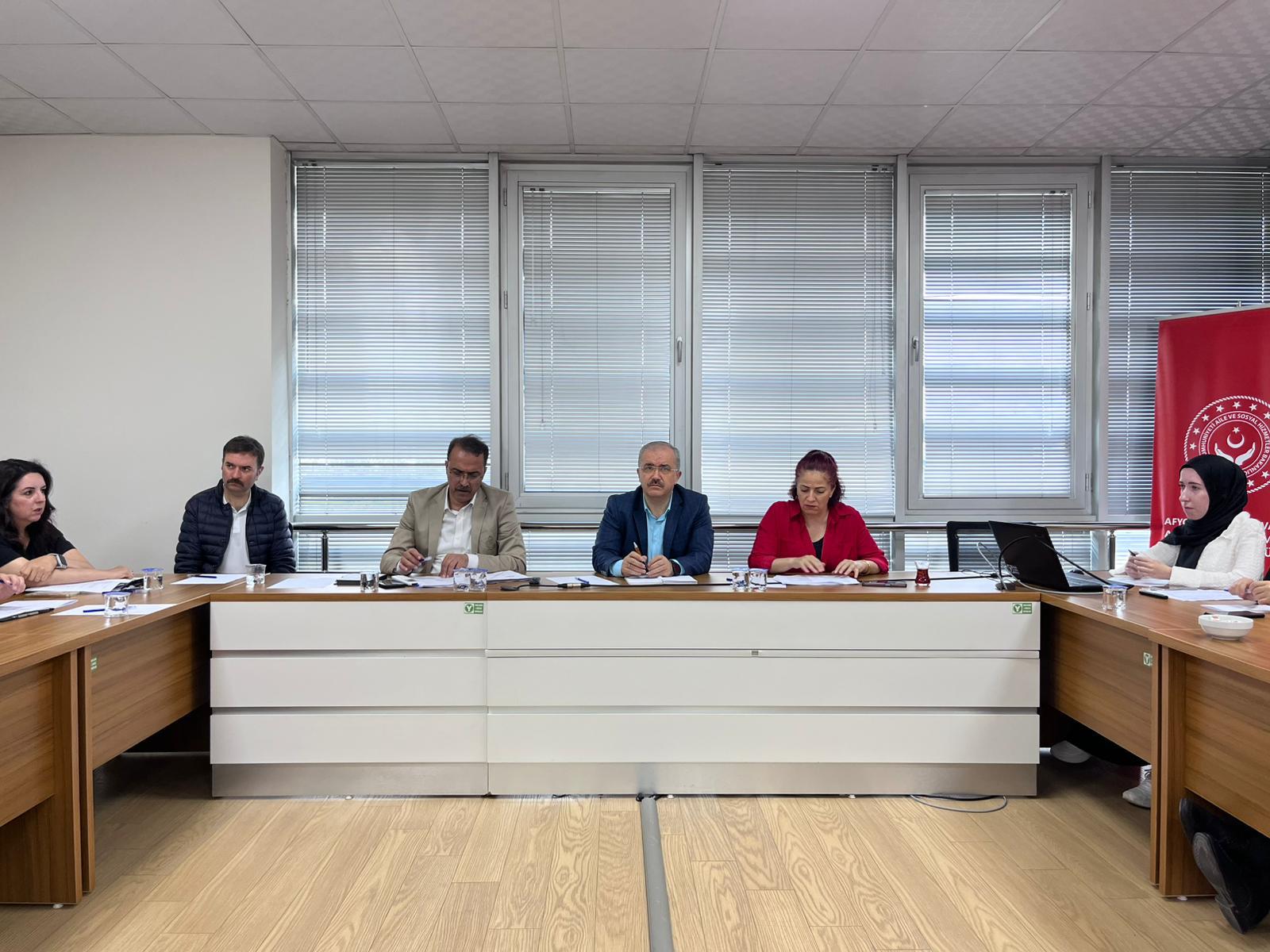 Huzurevi İşlemlerine Yönelik Bilgilendirme ve Değerlendirme Toplantısı Gerçekleştirildi