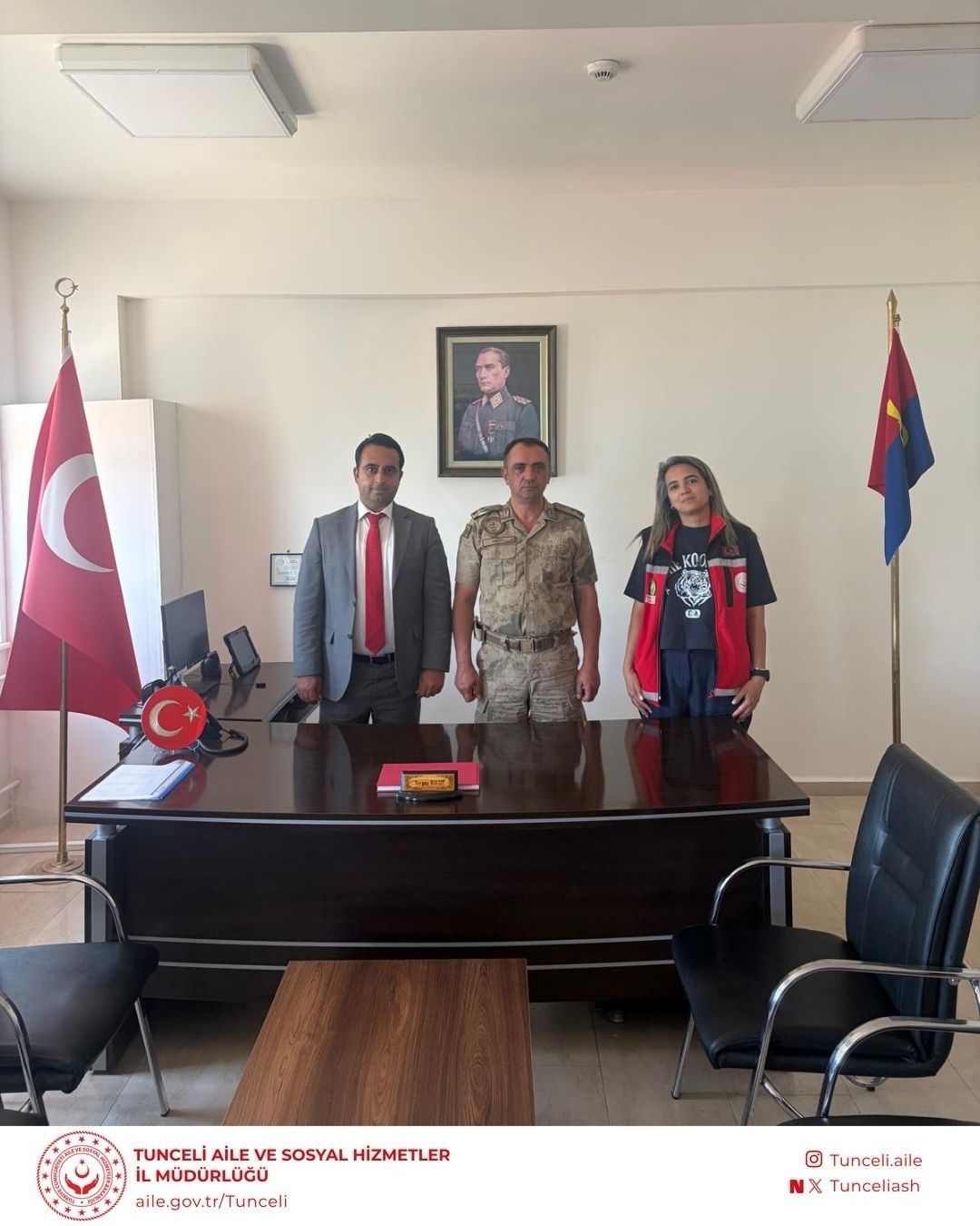 Pertek İlçe Jandarma Komutanlığı Ziyareti