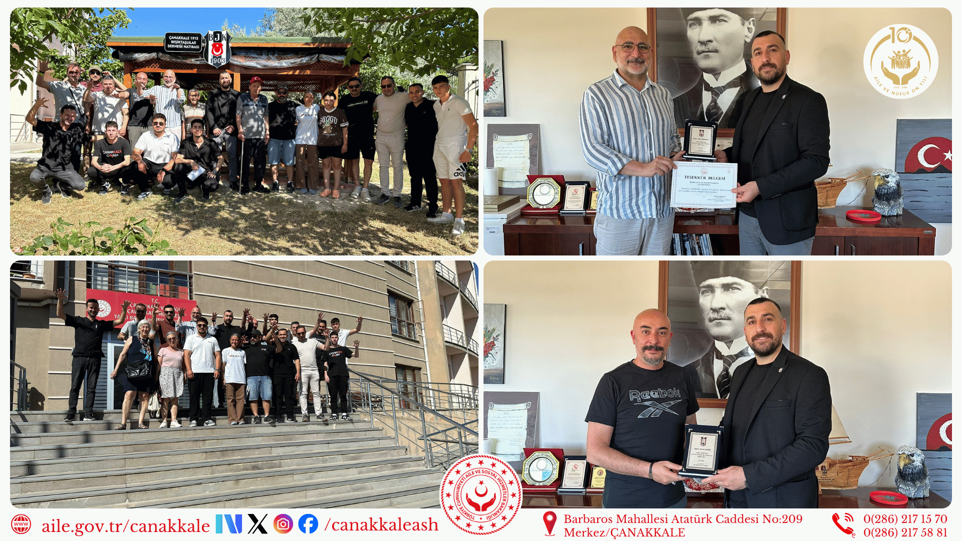 📌 Teşekkürler Çanakkale 1915 Beşiktaşlılar Derneği