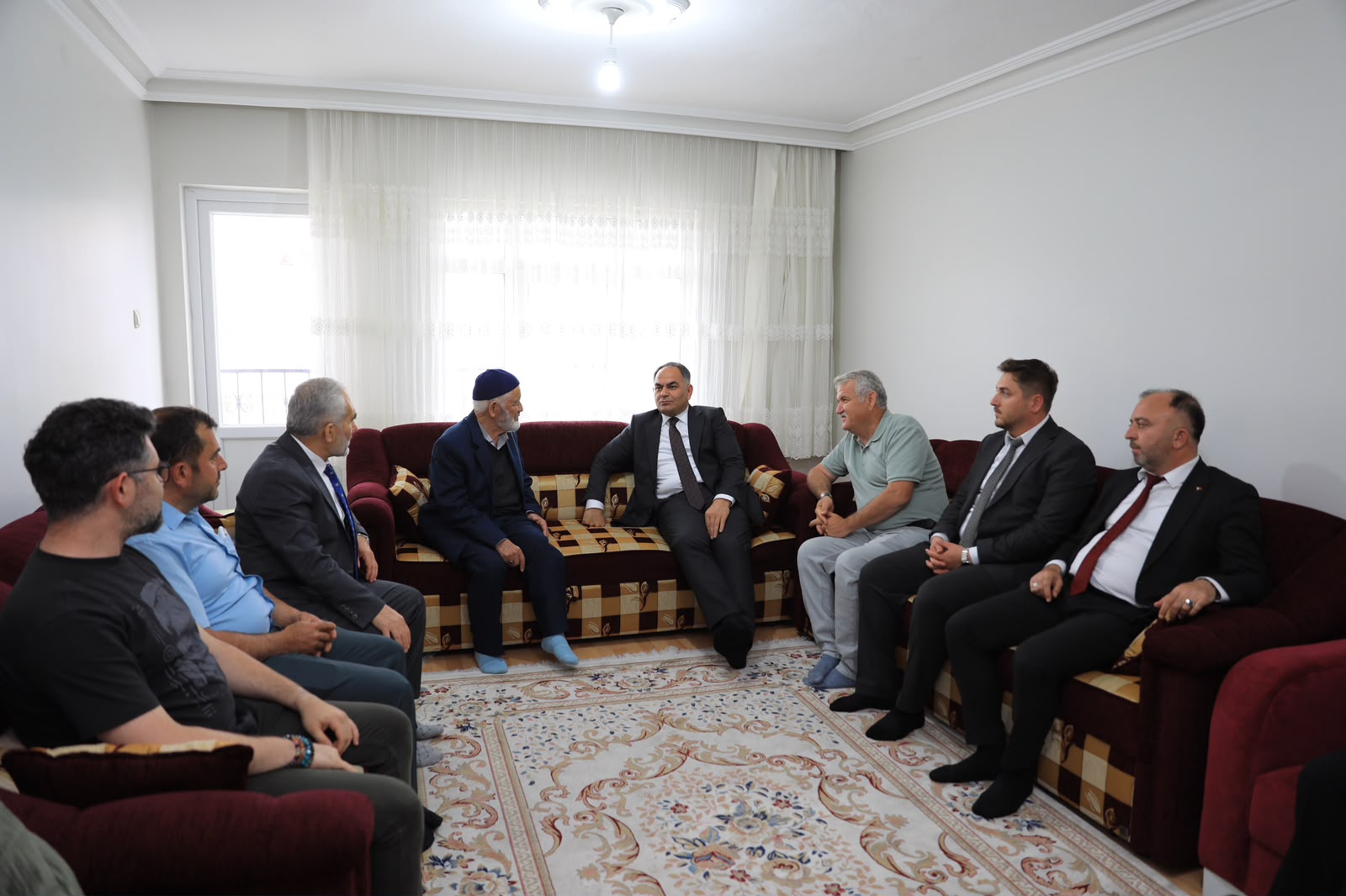 Aziz Şehidimiz Metin Selim ÇELİKEL’ in Kıymetli Babası Recep ÇELİKEL’ e Babalar Günü Ziyareti