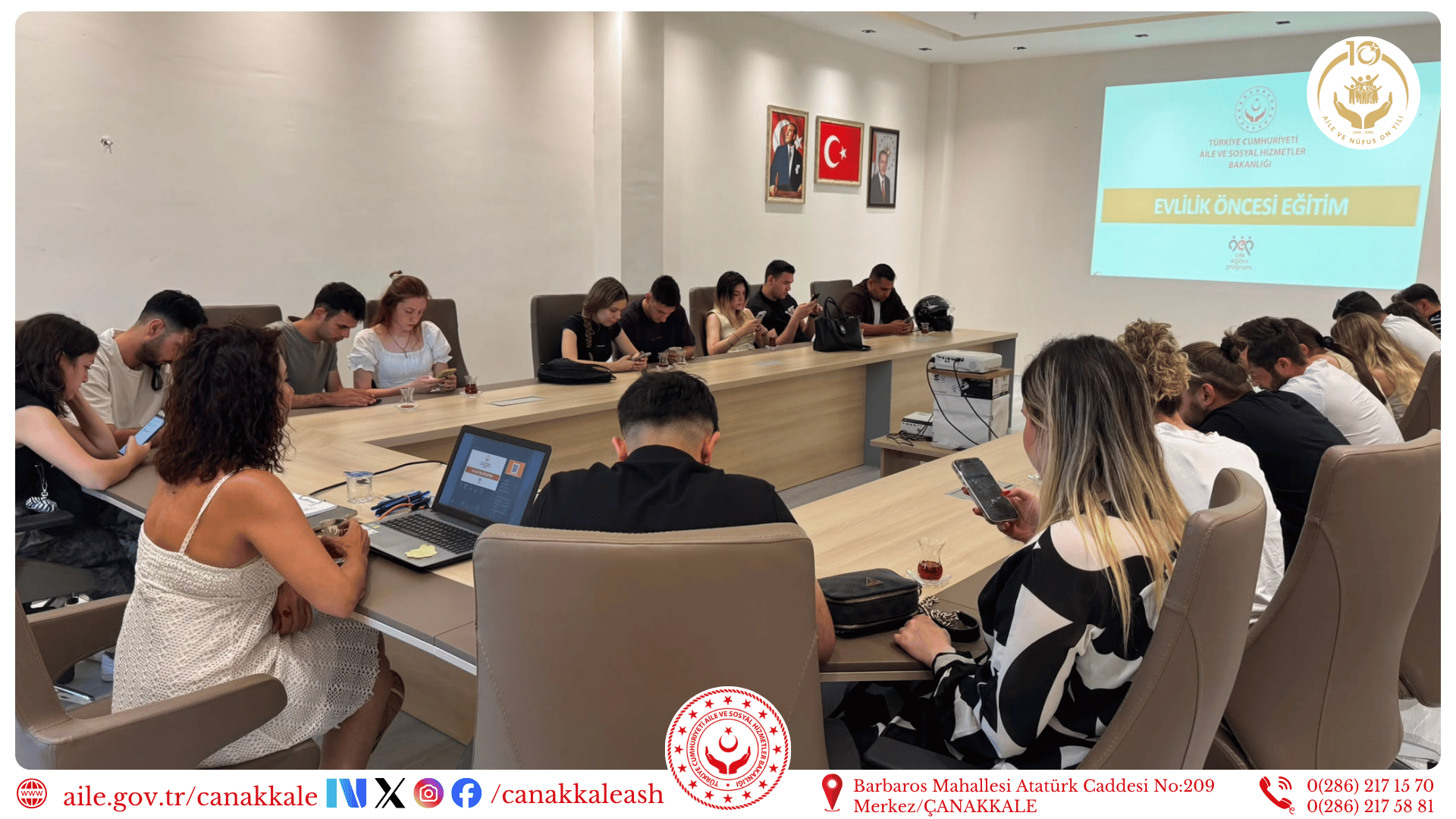 Evlenecek Gençlere Evlilik Öncesi Eğitim Desteği