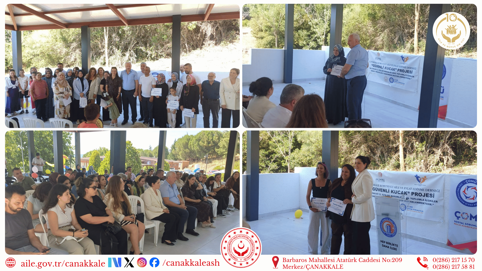 🤝 Güvenli Kucak Projesi Sonuç Değerlendirme Programı Gerçekleştirildi