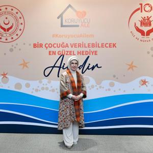 Emine Erdoğan Hanımefendi ve Bakanımız Göktaş "Gönül Elçileri Koruyucu Aile Vizyon Çalıştayı Kapanış Programı"na katıldı - fotoğraf 9