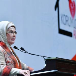 Emine Erdoğan Hanımefendi ve Bakanımız Göktaş "Gönül Elçileri Koruyucu Aile Vizyon Çalıştayı Kapanış Programı"na katıldı - fotoğraf 2
