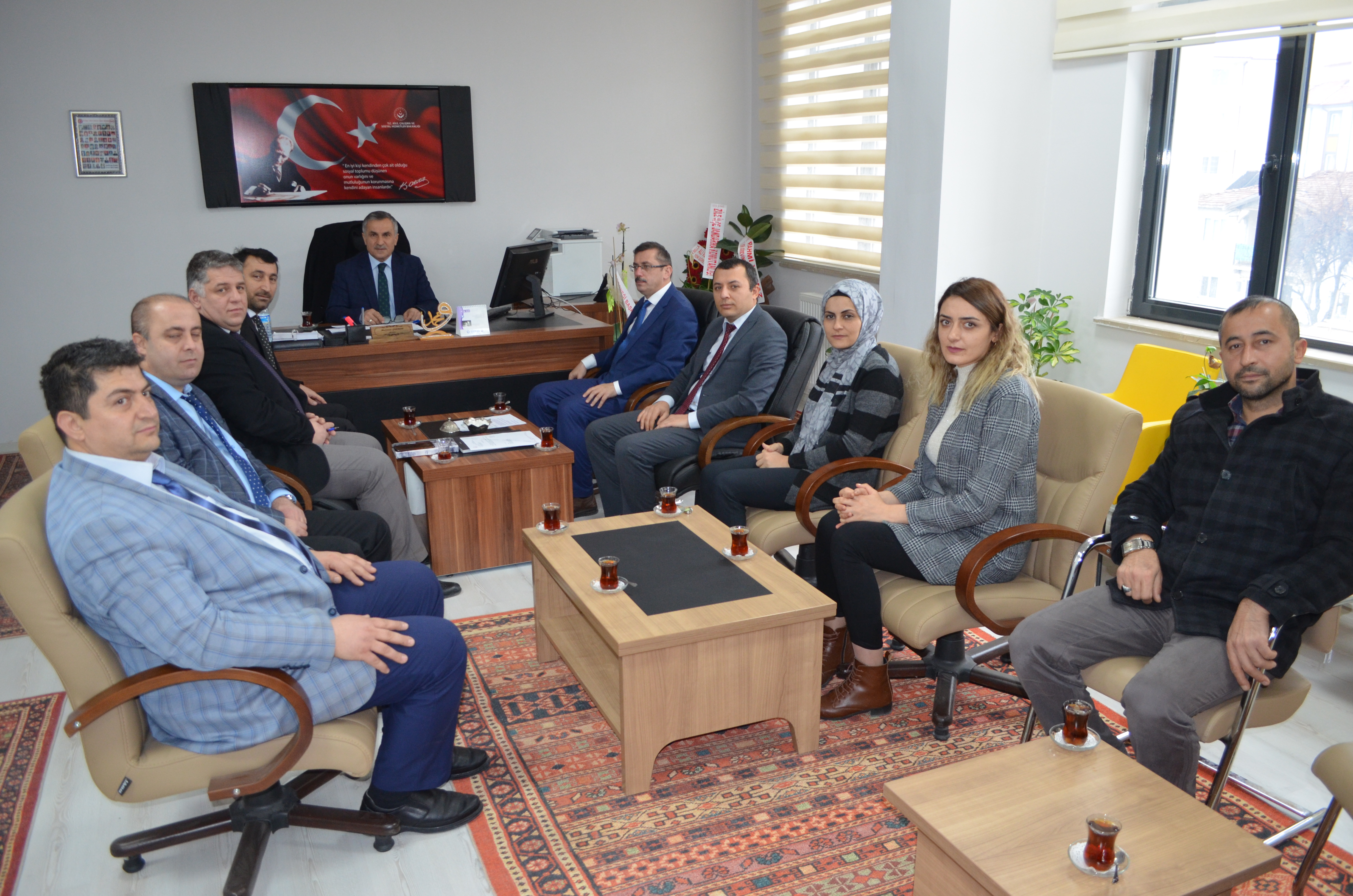 Zile ve Turhal İlçelerimizde Sosyal Destek Hızır Tokat Projesi 2019 Yılı Değerlendirmesi Yapıldı