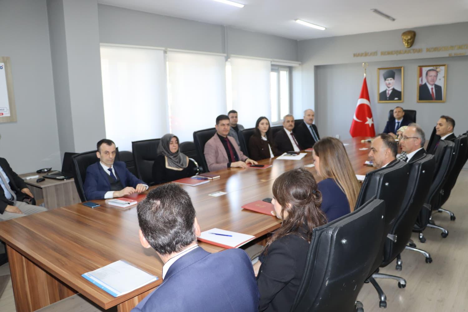 “Sosyal Risk Haritaları” çalışması kapsamında toplantı gerçekleştirildi.