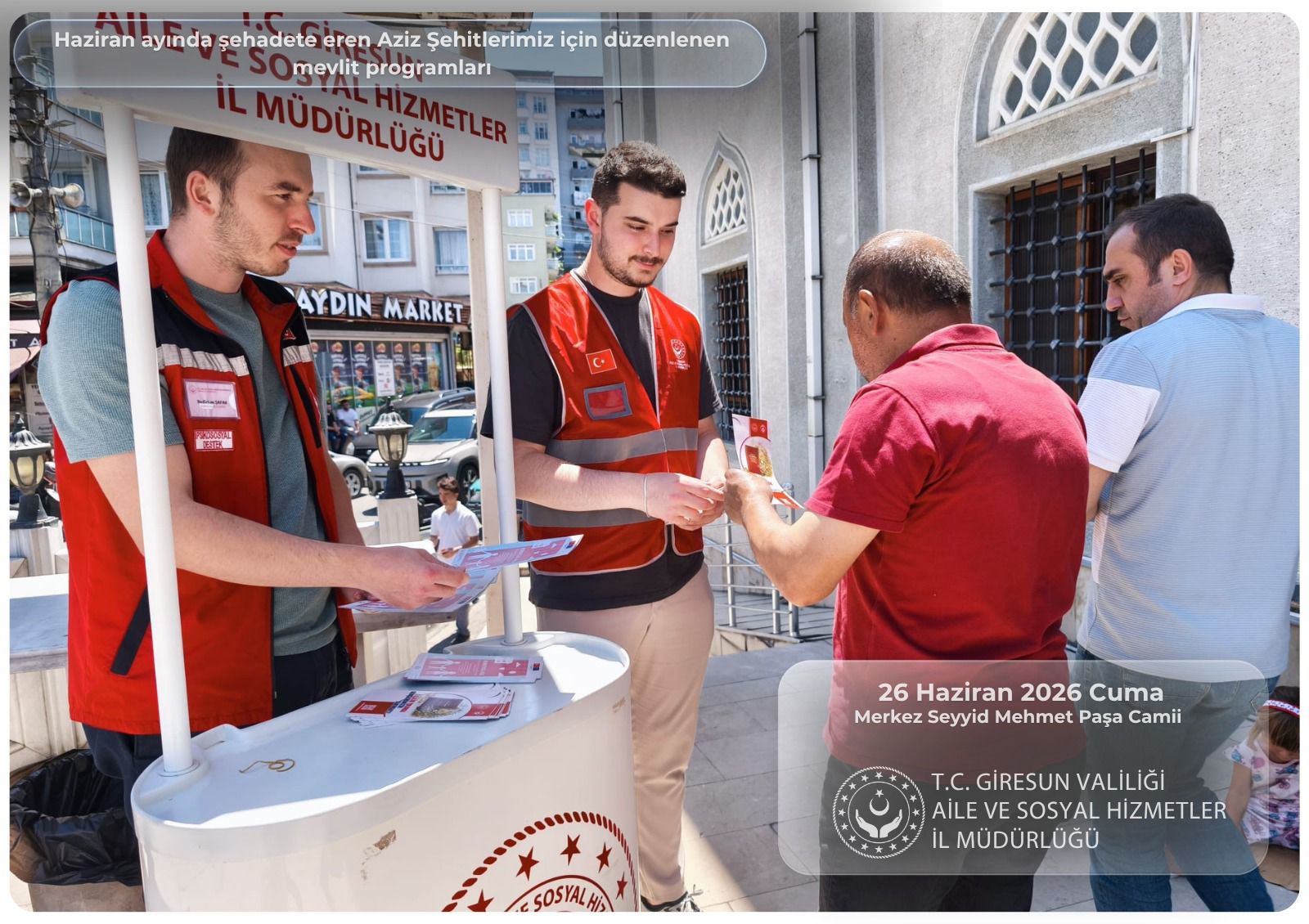 Şehit ve Gazilerimiz İçin Mevlit Programı 
