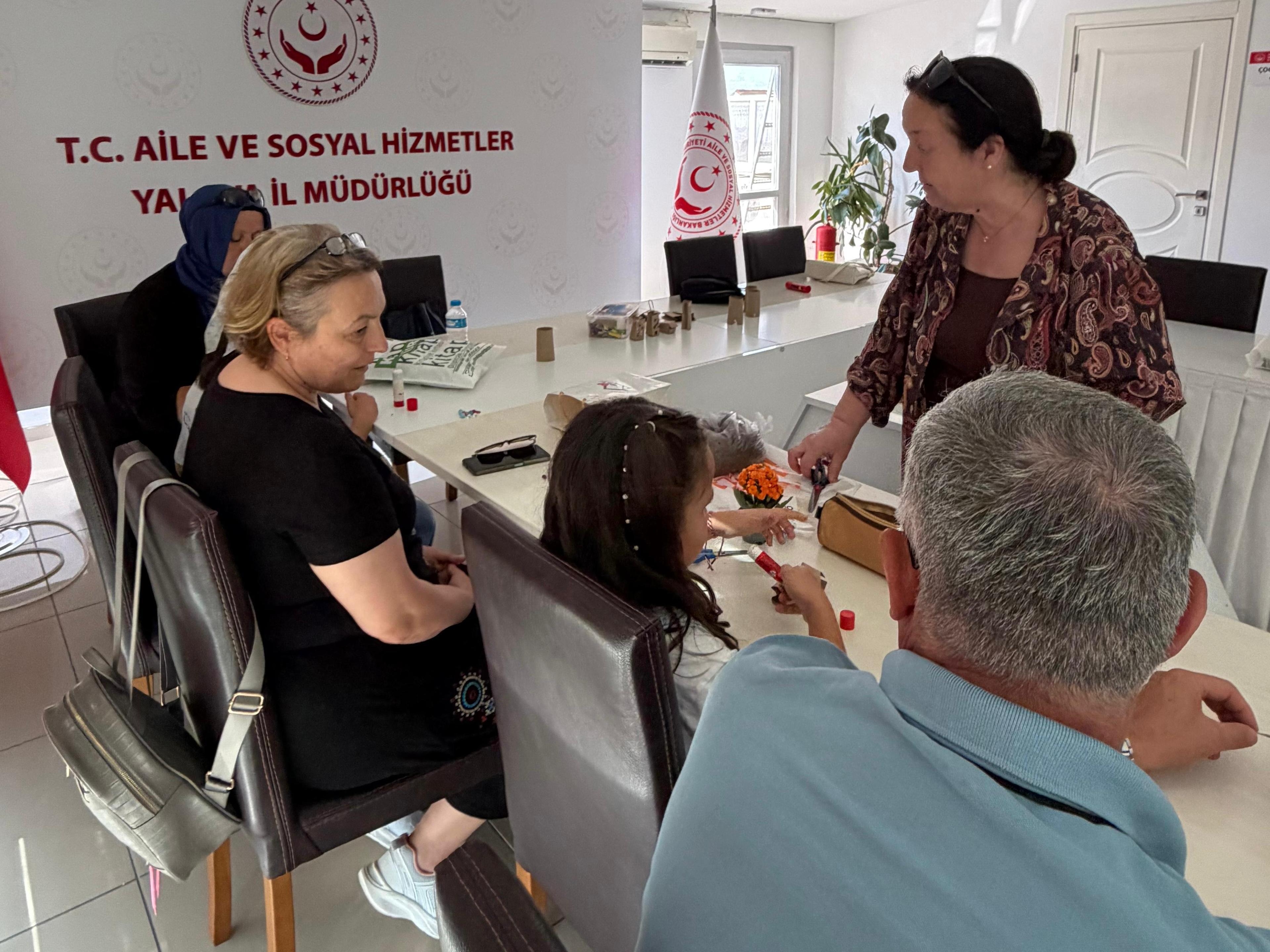 Koruyucu Aile Günü Kapsamında Geri Dönüşüm Atölyesi Düzenlendi