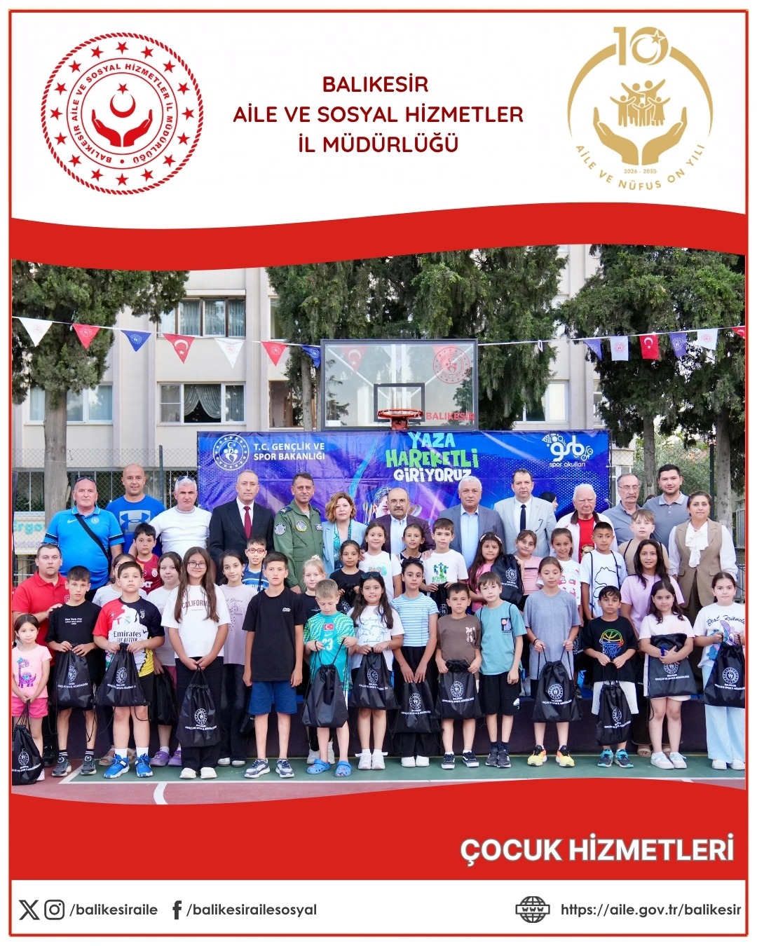 Yaz Spor Okulları'nın Açılış Heyecanına Ortak Olduk
