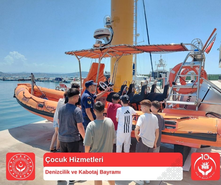 Çocuklarımız Denizle ve Sahil Güvenlikle Yakından Tanıştı