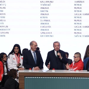 The placement of our young people who benefited from disabled and state protection in public  institutions was realized with the participation 	 of President ERDOĞAN and Minister SELÇUK  - fotoğraf 4
