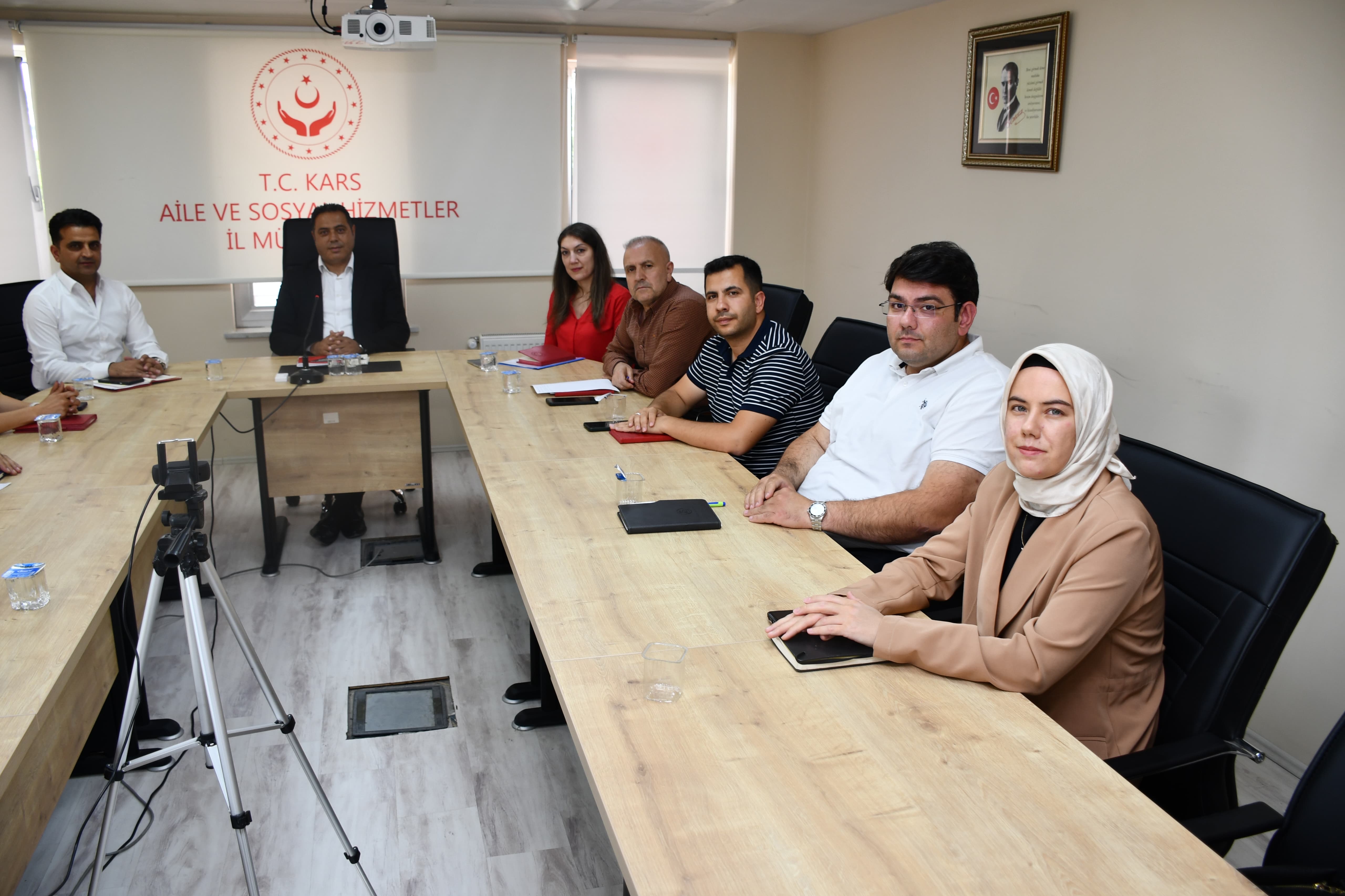 İl Müdürümüz Mustafa TOSUNOĞLU Başkanlığında Aylık Değerlendirme Toplantısı Düzenlendi