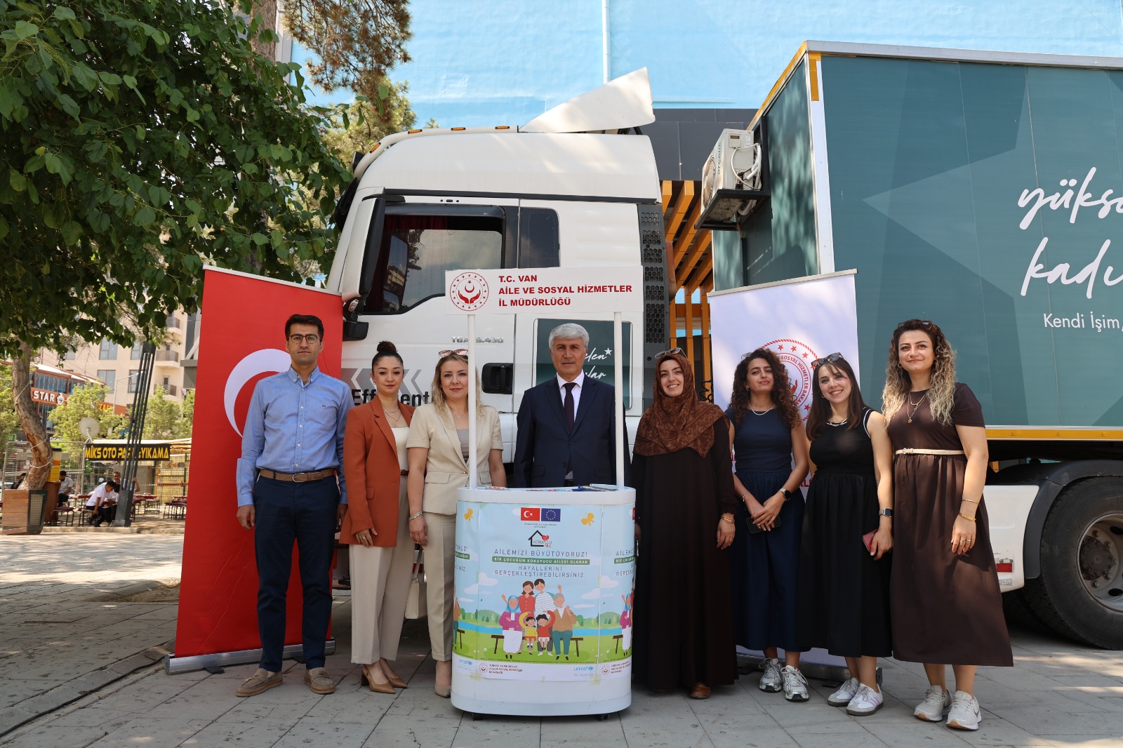 Yükselen Kadınlar Girişimcilik Eğitim Tırı Van’da Kadın Girişimcilerle Buluştu.