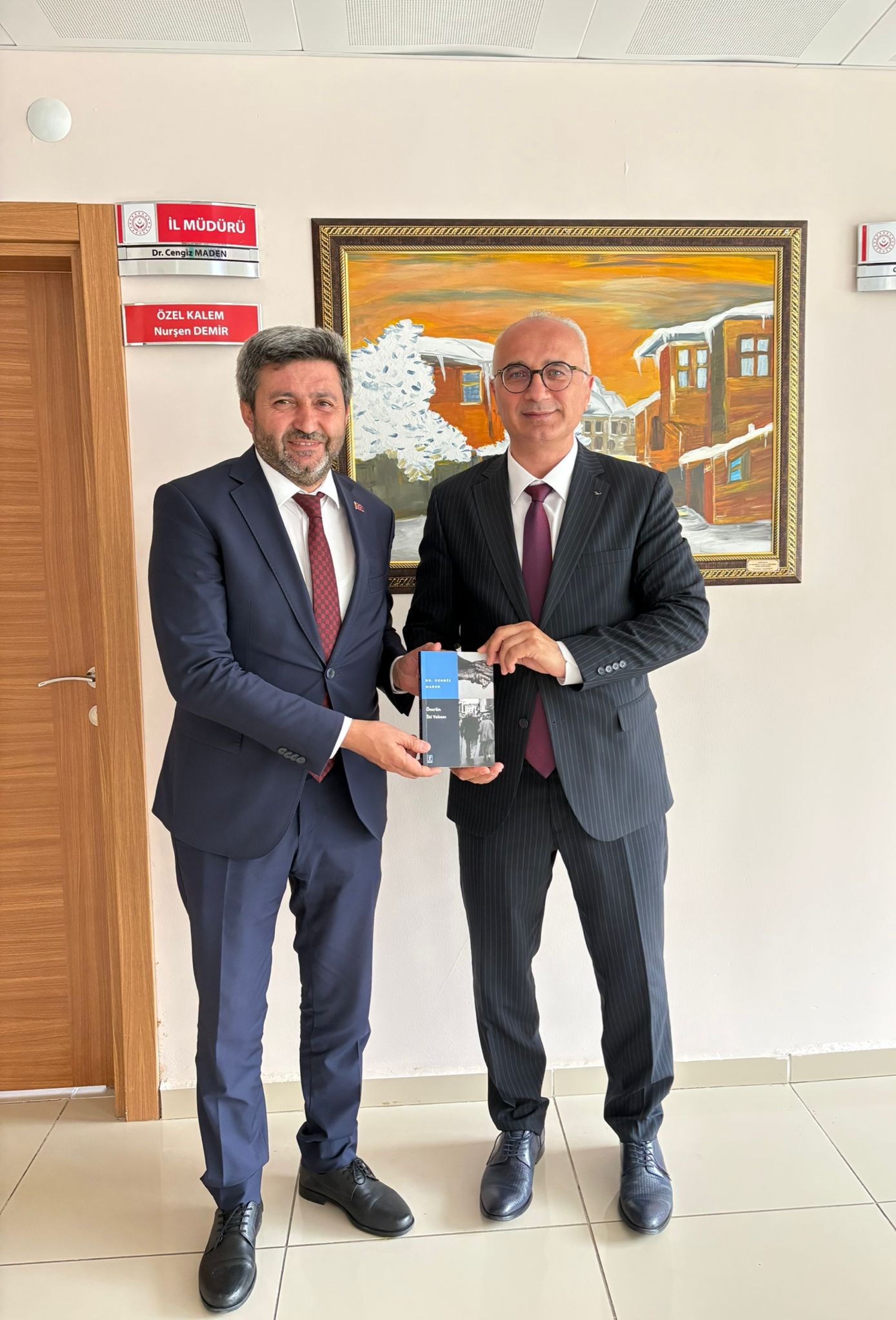 Vakıflar Bölge Müdürü Sayın Reşat ASRAK'tan İl Müdürümüz Sayın Dr. Cengiz MADEN'e Ziyaret