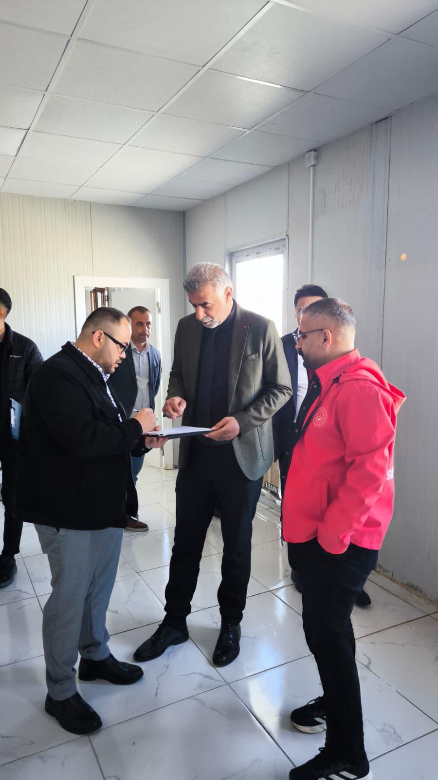 İl Müdürümüz Emre Çalğan Aktif Yaşam Merkezi İnşaatında İncelemelerde Bulundu