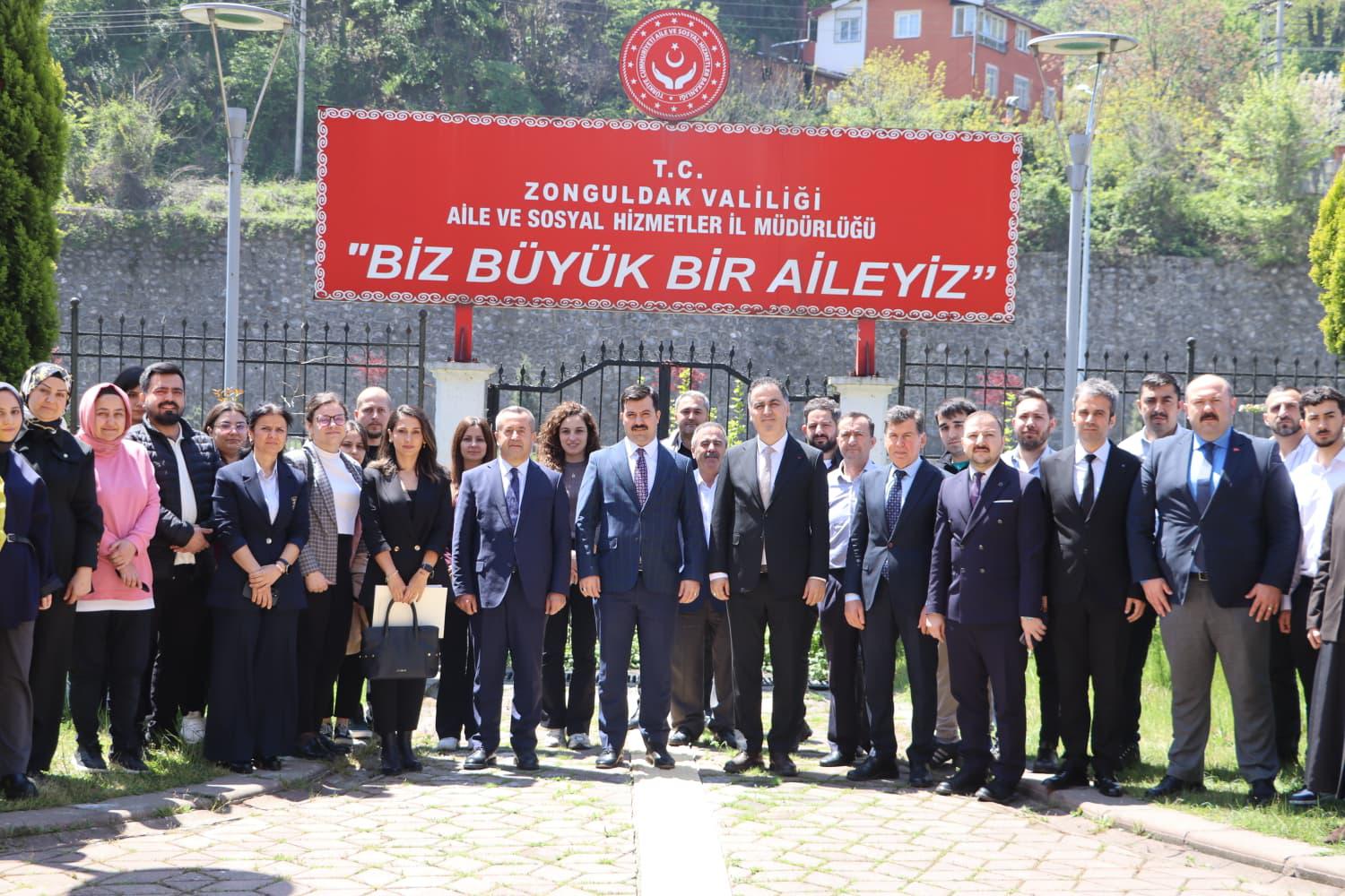 Zonguldak Aile ve Sosyal Hizmetler İl Müdürlüğümüze ziyaret gerçekleştirilmiştir.