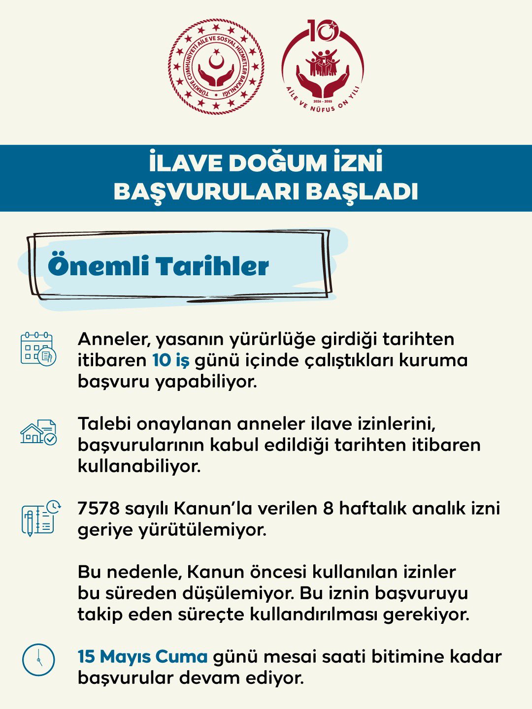 Doğum İzni Süresi 24 Haftaya Çıkarıldı