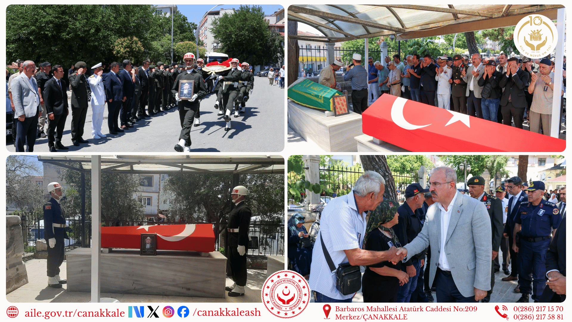 Kore Gazimiz Raif AYDIN Son Yolculuğuna Uğurlandı