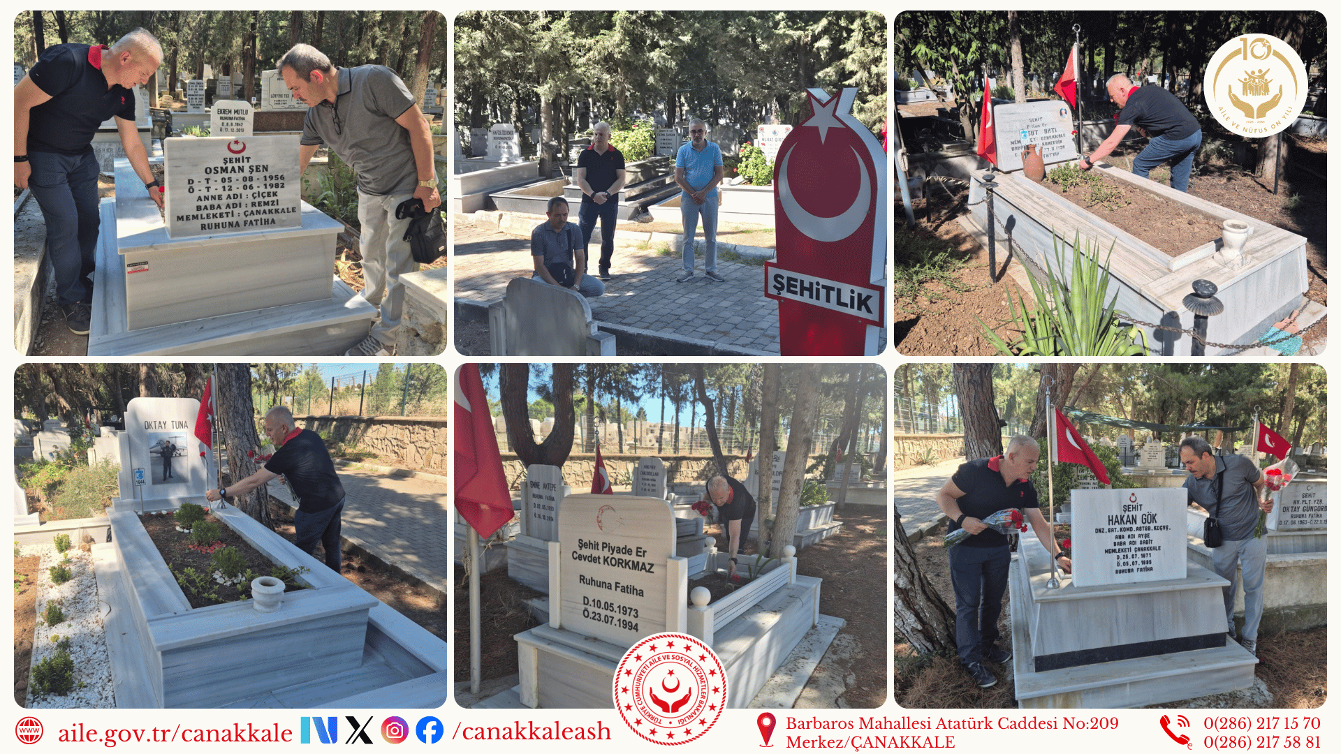 15 Temmuz Şehitlerimiz Rahmet ve Minnetle Anıldı