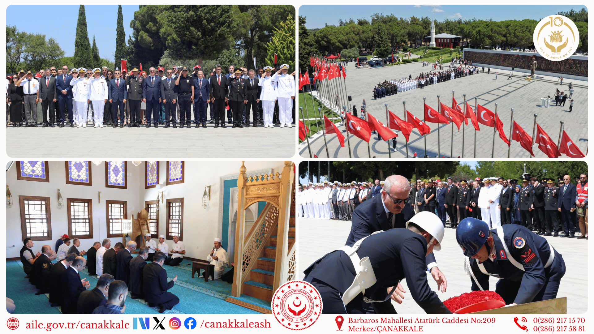 🇹🇷 Şehitler Abidesi'nde 15 Temmuz Anma Programı
