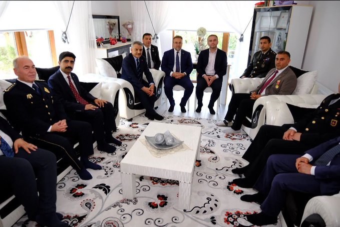 Gazi Durak Tetik'i hanesinde ziyaret edildi.