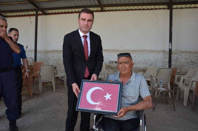 Kahraman gazimiz Alper Gözan’ı ziyaret edildi.
