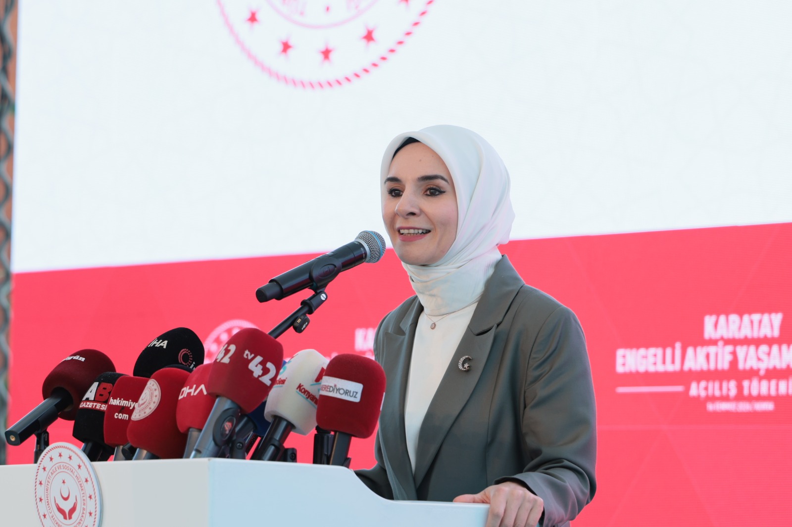 Aile ve Sosyal Hizmetler Bakanımız Göktaş, Konya'da engelli aktif yaşam merkezi açılışında konuştu