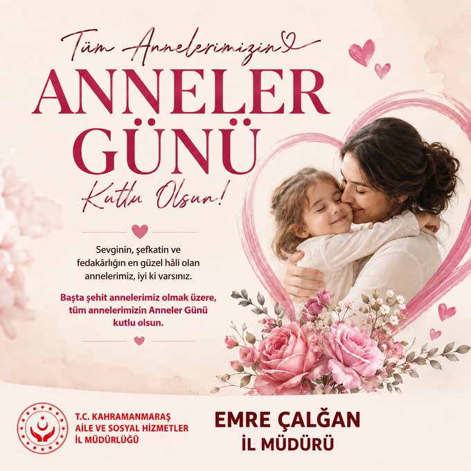 İl Müdürümüz Emre Çalğan'ın Anneler Günü Mesajı