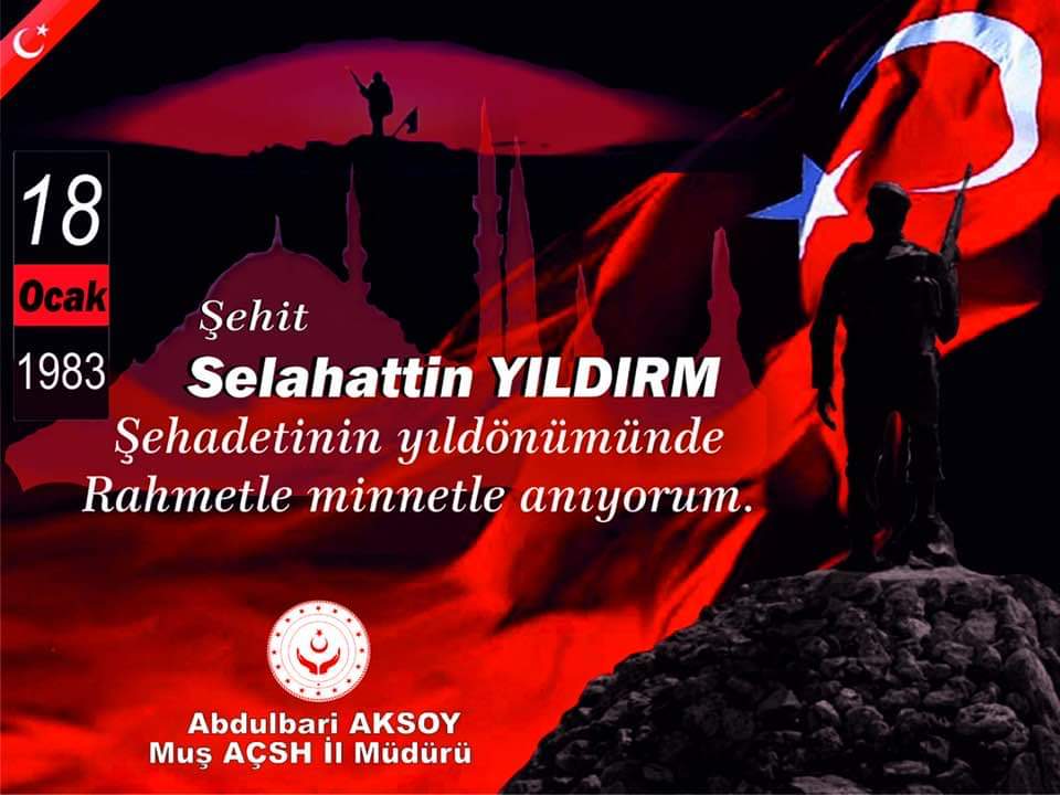 Şehadetinin yıldönümünde rahmetle minnetle anıyorum      