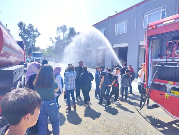 ÇEKOM Çocukları Yangın Eğitimi ve Tatbikatına Katıldı