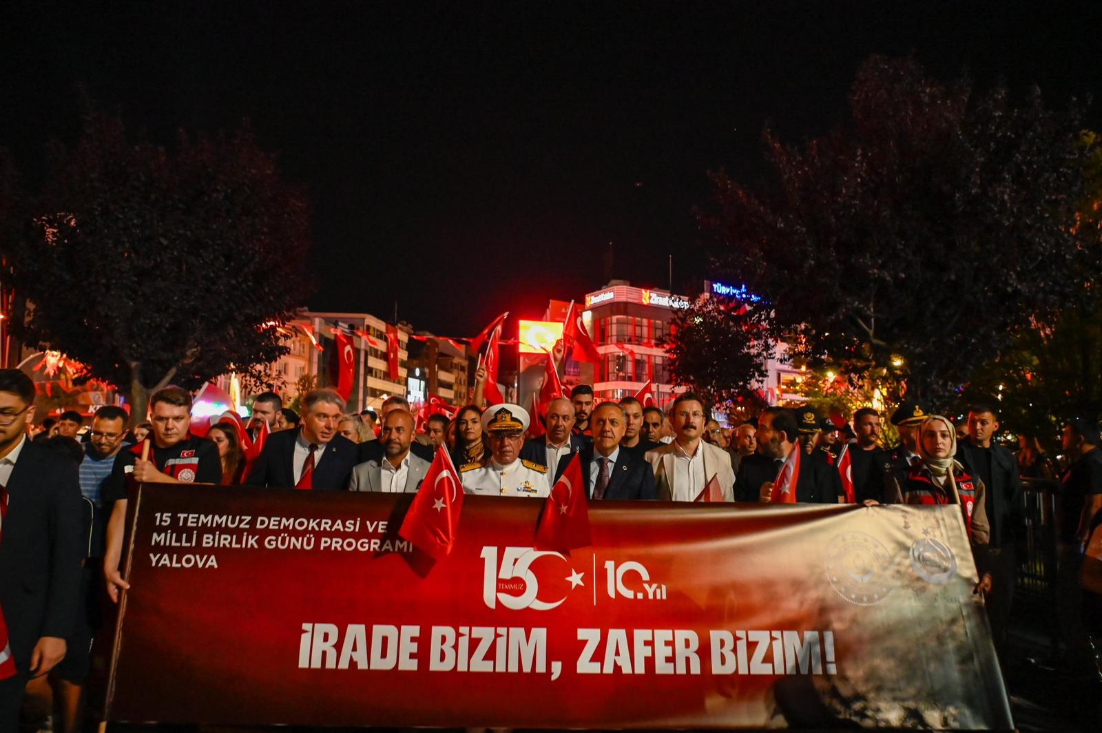 15 Temmuz Demokrasi ve Millî Birlik Günü’nde Demokrasi Yürüyüşü Gerçekleştirildi