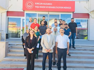 Sorgun Huzurevi Yaşlı Bakım ve Rehabilitasyon Merkezi Müdürlüğümüz Ziyaret Edildi.