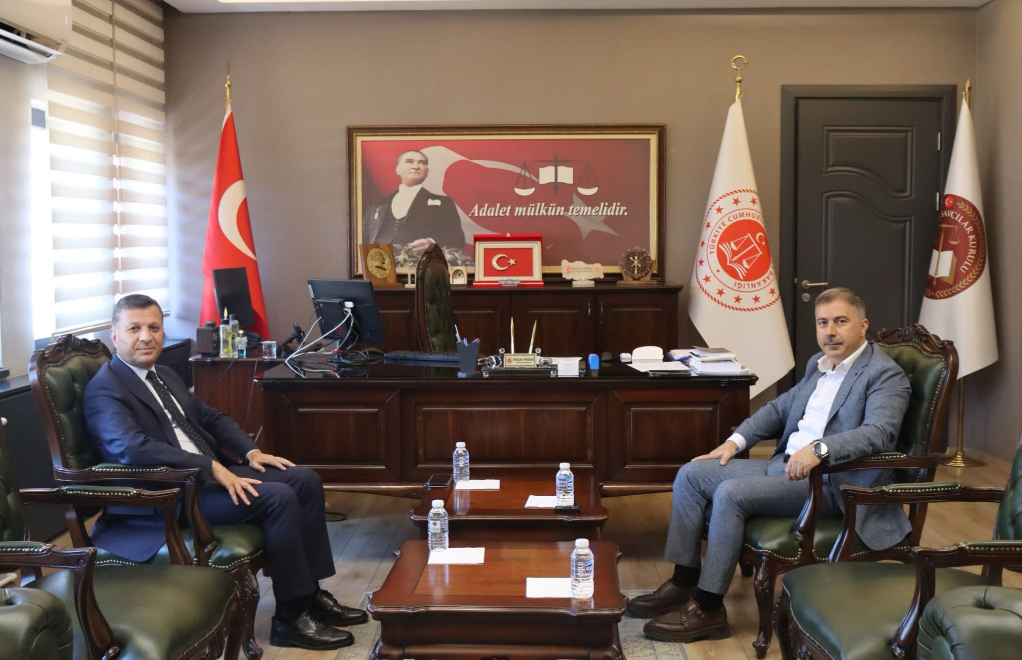 İl Müdürümüz Bilgiçten Karabük Cumhuriyet Başsavcısına Veda Ziyareti