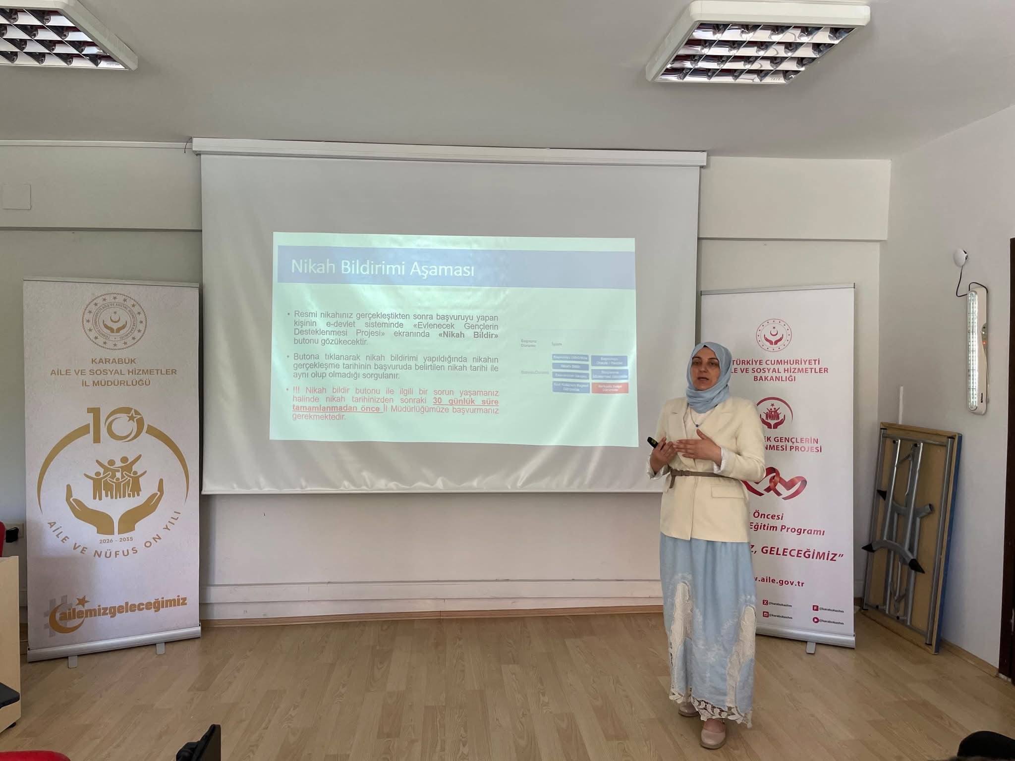 Evlenecek Gençlere Evlilik Öncesi Eğitim Semineri Düzenlendi