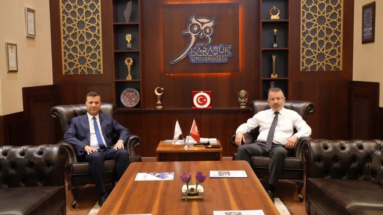 Kırşehir Aile ve Sosyal Hizmetler İl Müdürü Olarak Görevlendirilen İl Müdürümüz Abdurrahman Bilgiç Veda Ziyaretleri Kapsamında Karabük Üniversitesi Rektörü Prof. Dr. Fatih Kırışıkı Ziyaret Etti