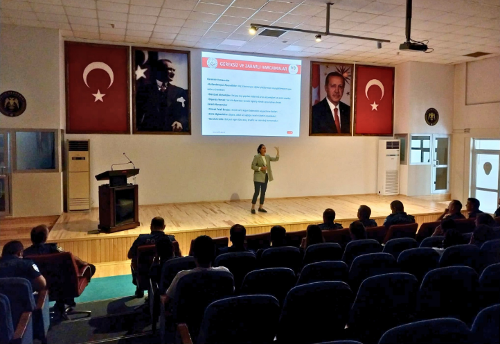 Maçka Meriç Alemdar Polis Meslek Eğitim Merkezi Personeline Eğitim Verildi.