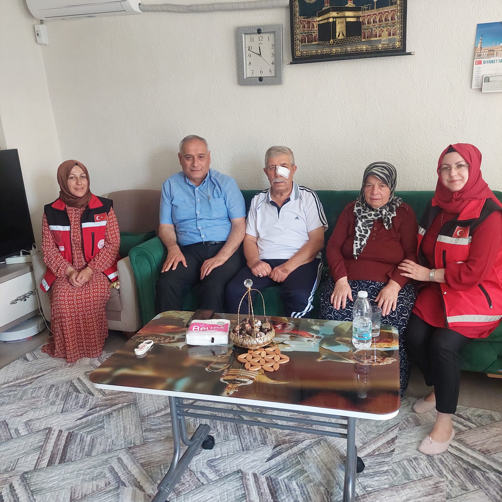 Muharip Gazimiz Tevfik Kılıçkaya'ya Geçmiş Olsun Ziyareti 