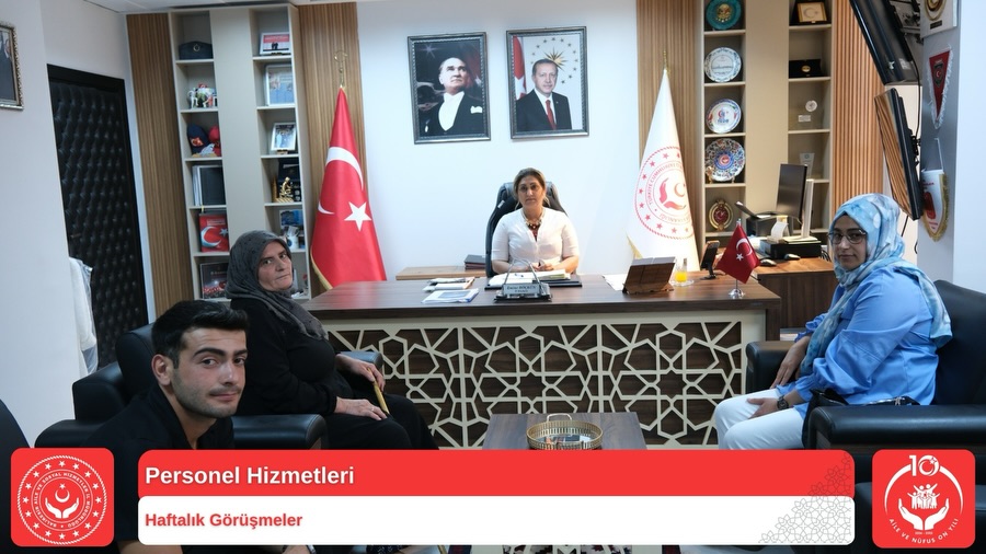 Haftalık Personel Görüşmelerinde Şehit Yakını Çalışma Arkadaşlarımızla Bir Araya Gelindi