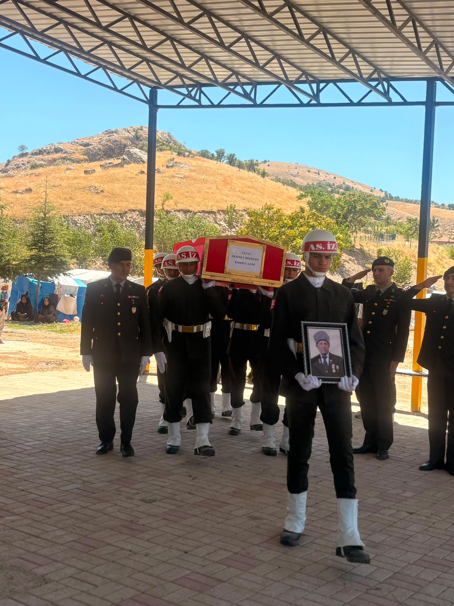 Kahraman Kıbrıs Gazimiz Mehmet BOZKURT’un Cenaze Törenine Katılım Sağladık