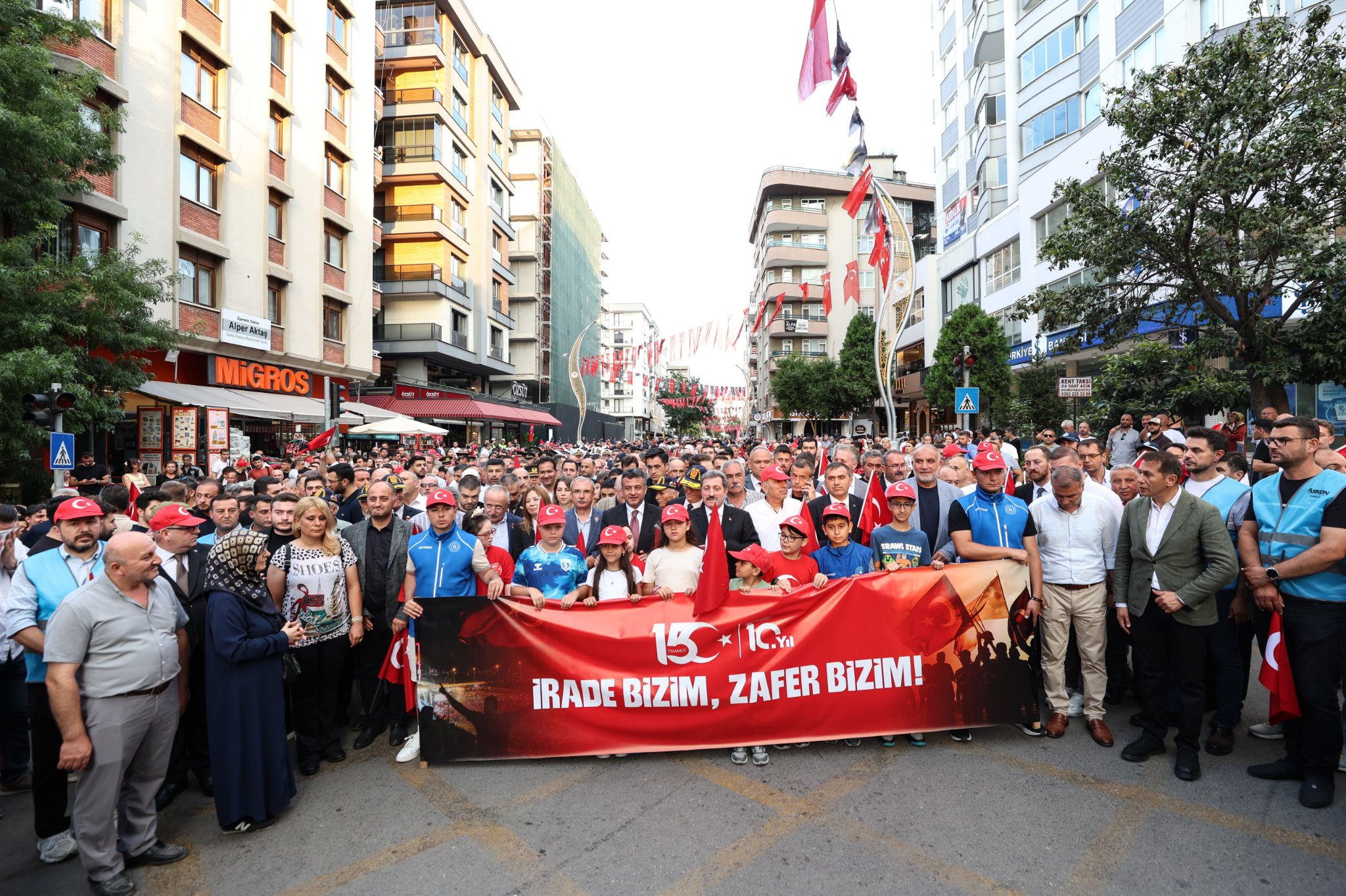 15 Temmuz Demokrasi ve Millî Birlik Günü Samsun'da Coşkuyla İdrak Edildi