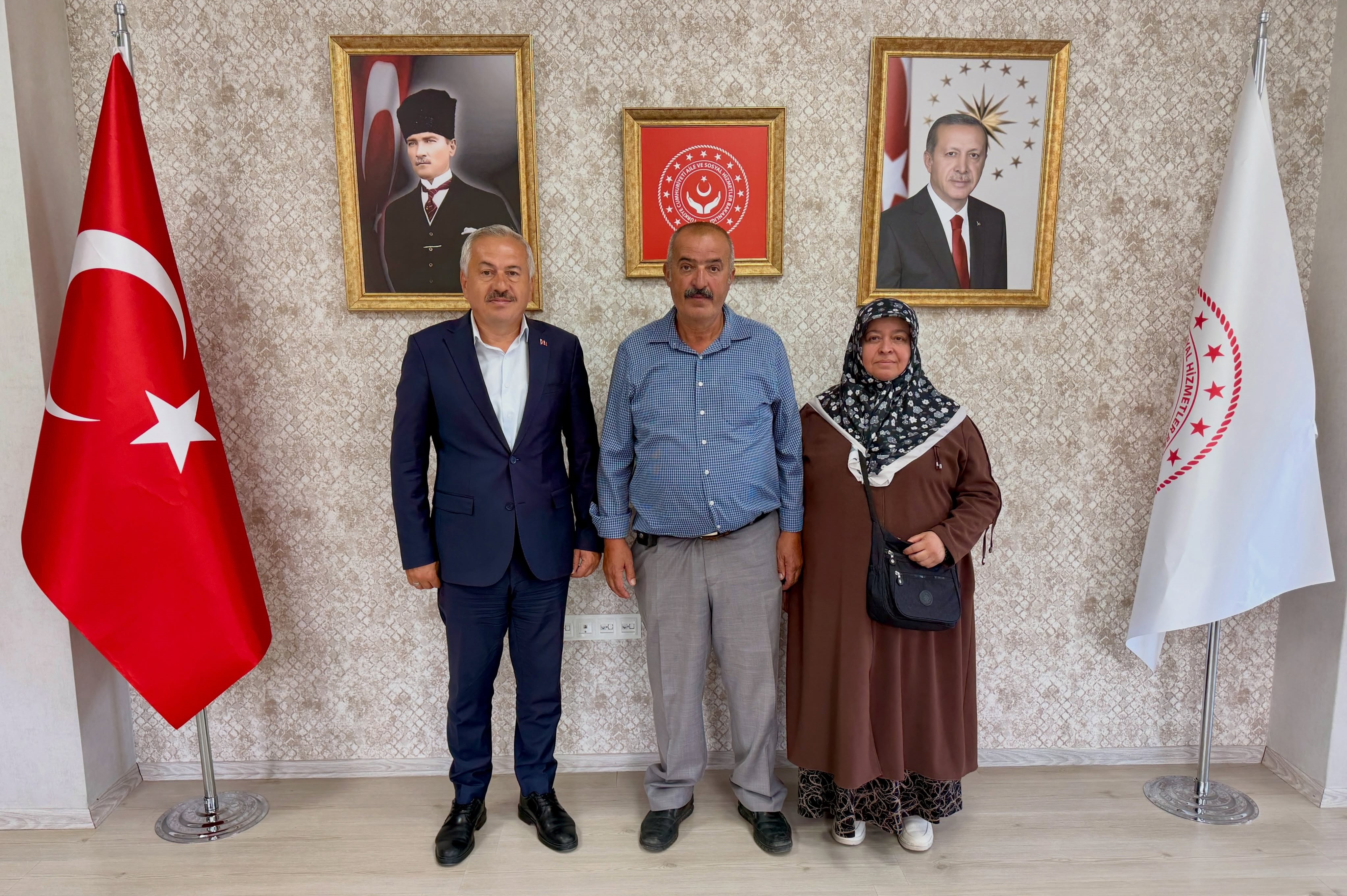 15 Temmuz Gazimiz Hasan Zan’ın Kıymetli Ailesinden İl Müdürümüze Ziyaret