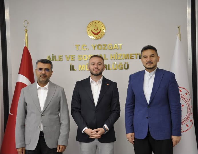  Yozgat Şehit İbrahim Yılmaz Dini İhtisas Merkezi Müdürü Mehmet Fudayl Erkoç ile Sorgun İlçe Müftüsü İsa Yaykın’dan İl Müdürümüze Ziyaret