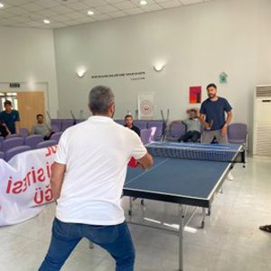 Bingöl çocuk Evleri Sitesi Müdürlüğünde görev yapan personeller arasında masa tenisi turnuvası düzenlendi - fotoğraf 1