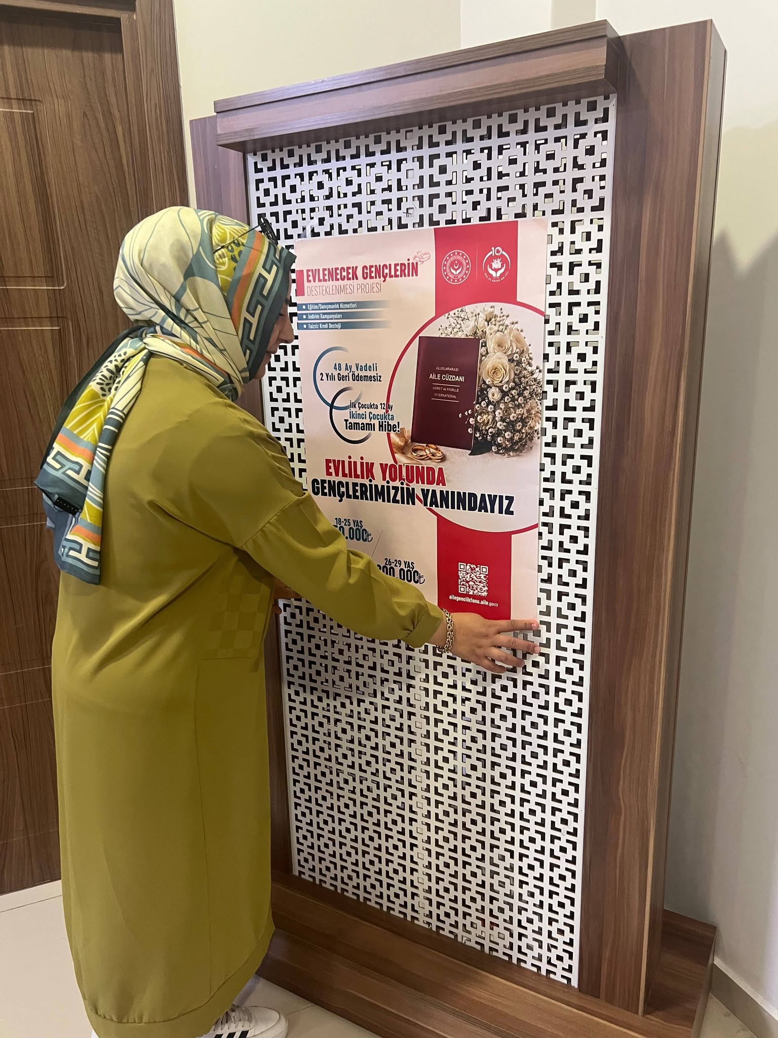 Evlenecek Gençlerin Desteklenmesi Projesi Kapsamında Tanıtım Çalışmalarımız Sürüyor