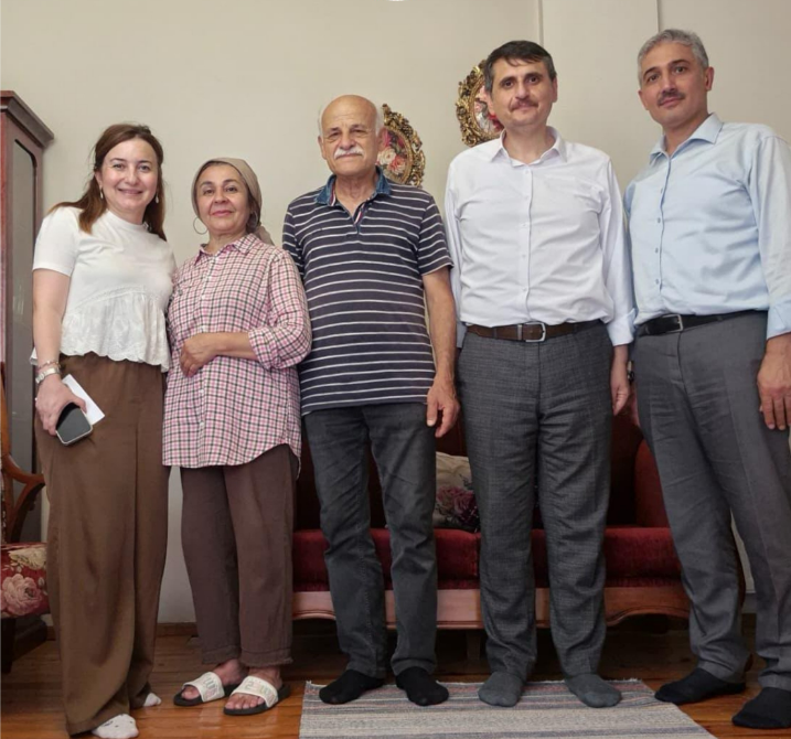 Gazimiz Sinan Çoşkun ile Şehidimiz Sıtkı Ayhan Güner’in Kardeşi Ziyaret Edildi