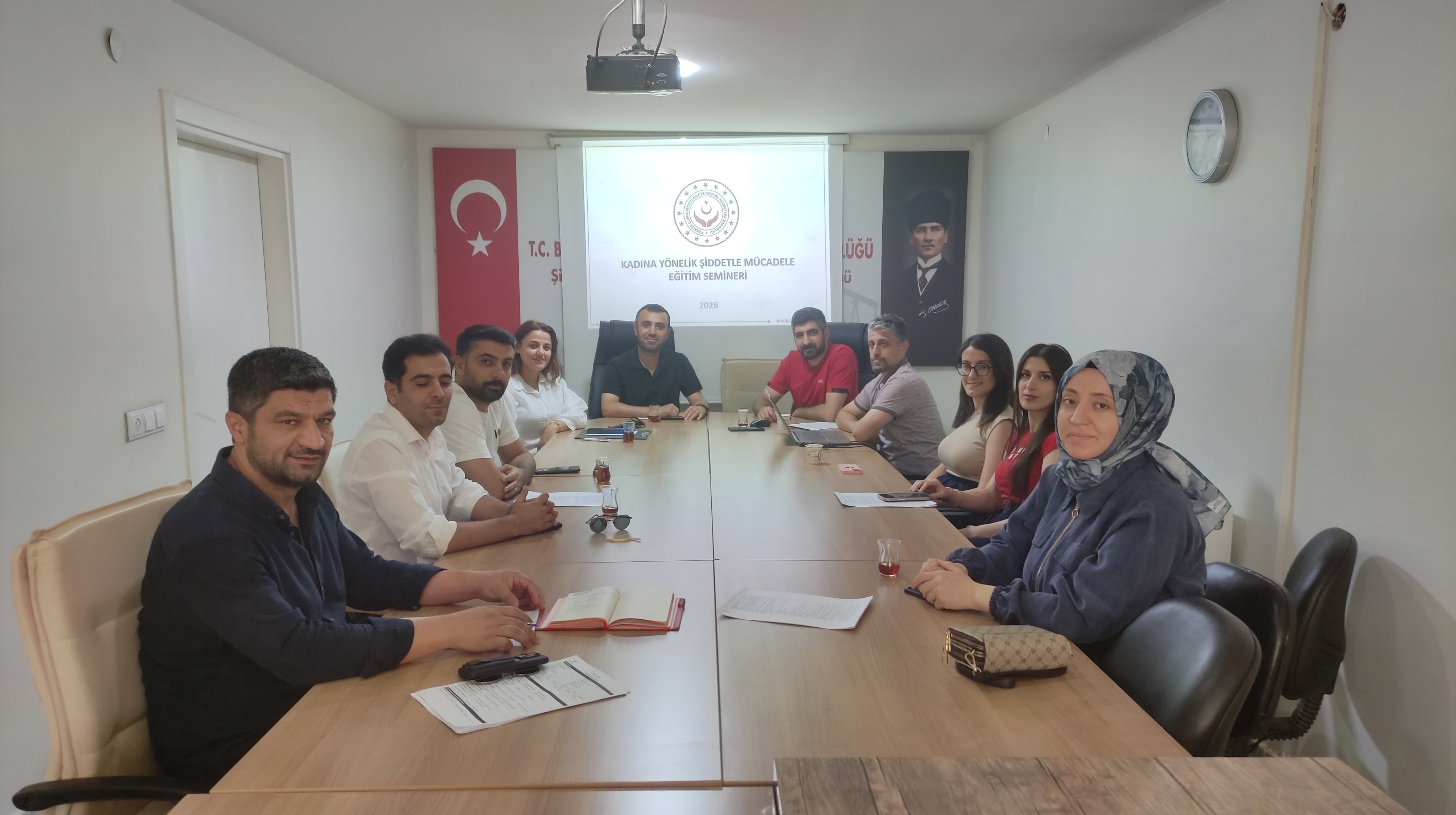 ŞÖNİM’den Kadın İrtibat Noktası Personeline Kadına Yönelik Şiddetle Mücadele Semineri