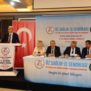 İl Müdürümüz İlkay Türkoğlu, Öz Sağlık-İş Sendikası Aydın Şubesi’nin 2. Olağan Genel Kurulu’na Katılımı - fotoğraf 2