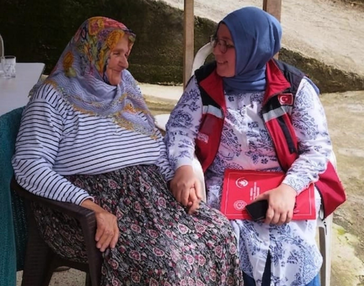 65 Yaş Üstü Yalnız Yaşayan Büyüklerimize Yönelik Hane Ziyaretleri Gerçekleştirildi.